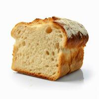 italien pain avec blanc Contexte haute qualité photo