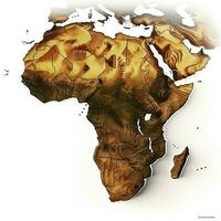 Afrique avec transparent Contexte haute qualité ultra HD photo