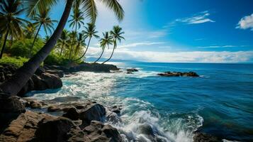 image bleu océan Hawaii photo