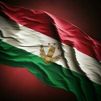 drapeau de Hongrie haute qualité 4k ultra photo
