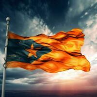 drapeau de Orange gratuit Etat haute qualité photo