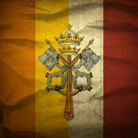 drapeau de papal États haute qualité 4k u photo