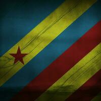 drapeau de république de le Congo haute en tant que photo