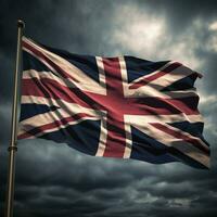 drapeau de uni Royaume le haute qualité photo
