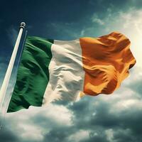 irlandais drapeau haute qualité 4k ultra HD hdr photo