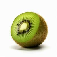 kiwi avec blanc Contexte haute qualité ultra HD photo