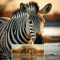 nationale animal de le botswana haute qualité 4k ultra photo