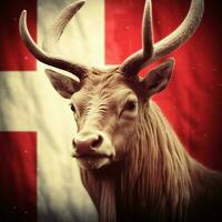 nationale animal de Danemark haute qualité 4k ultra photo