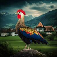 nationale oiseau de Liechtenstein haute qualité 4k u photo