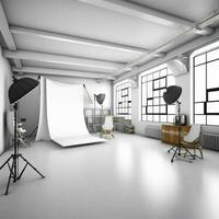 la photographie studio avec blanc Contexte haute qualité photo