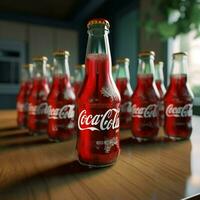 produit coups de Coca Cola clair haute qualité 4k photo