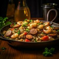 produit coups de Jambalaya haute qualité 4k ultra photo