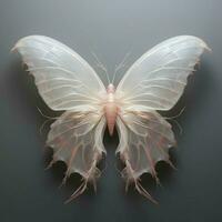 une créature avec délicat translucide ailes et une gracieux photo
