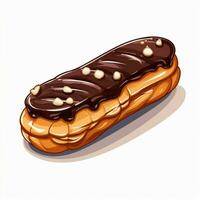 éclairs 2d vecteur illustration dessin animé dans blanc Contexte photo