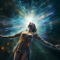 le transcendantal expérience de astral projection voyage photo