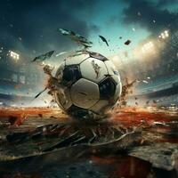 Football haute qualité 4k hdr photo