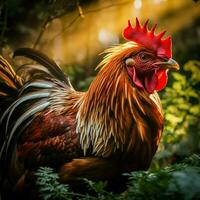 poule sauvage la vie la photographie hdr 4k photo