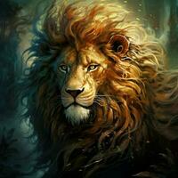 Lion image HD photo