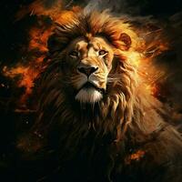 Lion Contexte HD photo