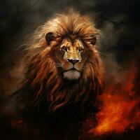 Lion Contexte HD photo