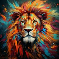 Lion Contexte HD photo