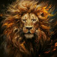 Lion Contexte HD photo