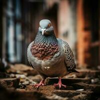 Pigeon sauvage la vie la photographie hdr 4k photo