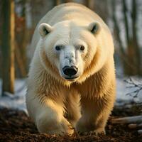 polaire ours sauvage la vie la photographie hdr 4k photo