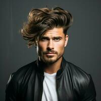 homme cheveux style photo