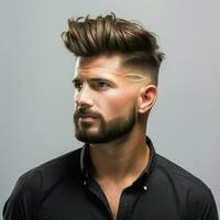 homme cheveux style photo