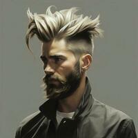 homme cheveux style photo