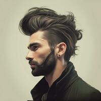 homme cheveux style photo