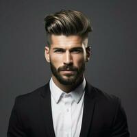 homme cheveux style photo