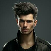 homme cheveux style photo