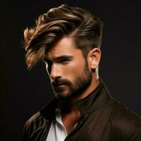 homme cheveux style photo