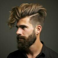 homme cheveux style photo