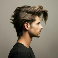 homme cheveux style photo