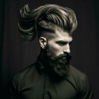 homme cheveux style photo