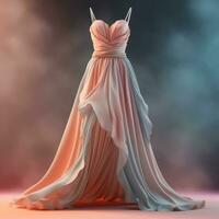 ai génératif photo de une femme robe