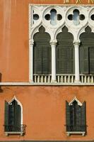 construction détails de le ville de Venise photo
