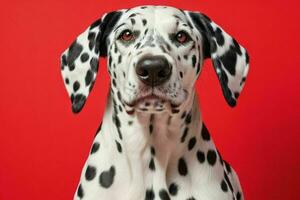 photo de dalmatien chien. ai génératif pro photo