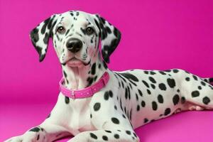 photo de dalmatien chien. ai génératif pro photo