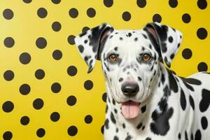 photo de dalmatien chien. ai génératif pro photo