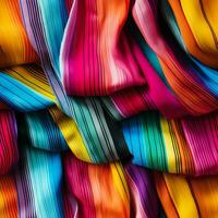 brillant et coloré mexicain serape en tissu modèle Contexte photo
