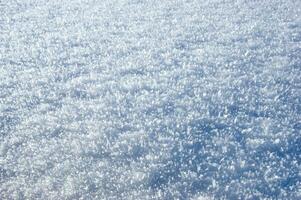 une proche en haut de neige chute de le ciel photo