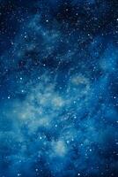 étincelant galaxies dans expansif étoilé ciels Contexte avec vide espace pour texte photo