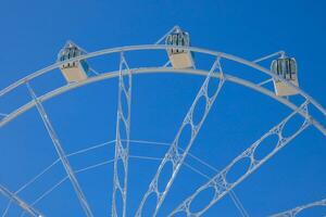 roue à aubes dans le des rues de san lucar de barraméda dans le Province de Cadix, andalousie, Espagne. photo