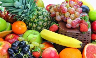 mélange de fruits d'aliments biologiques végétariens