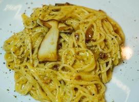 plat italien spaghetti à la carbonara