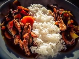 curry frais traditionnel d'asie photo